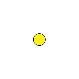 [P19-115-756] RH-2 100A żółty pasek okrągły termozgrzewalny Volta