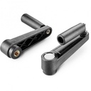[B04-108-230] E218065.TM1001 crank handle with threaded insert and folding handle R65 M10 black with gray cap Boteco [E218065.TM1001]