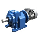 [N55-124-616] CH 032-4.7 90L4 1.5 kW helical gear reducer Motovario ( helical,  32,  4.7,  1-10,  kompact,  25,  foots,  H)