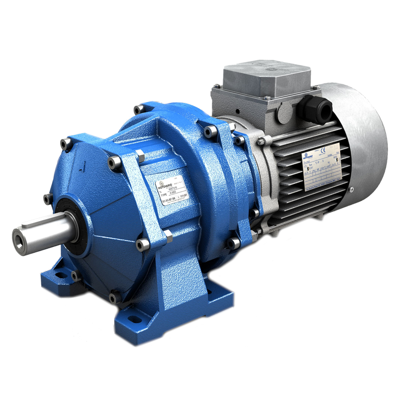 CHA 32-10.9 71B4 0.37 kW helical gear reducer Motovario