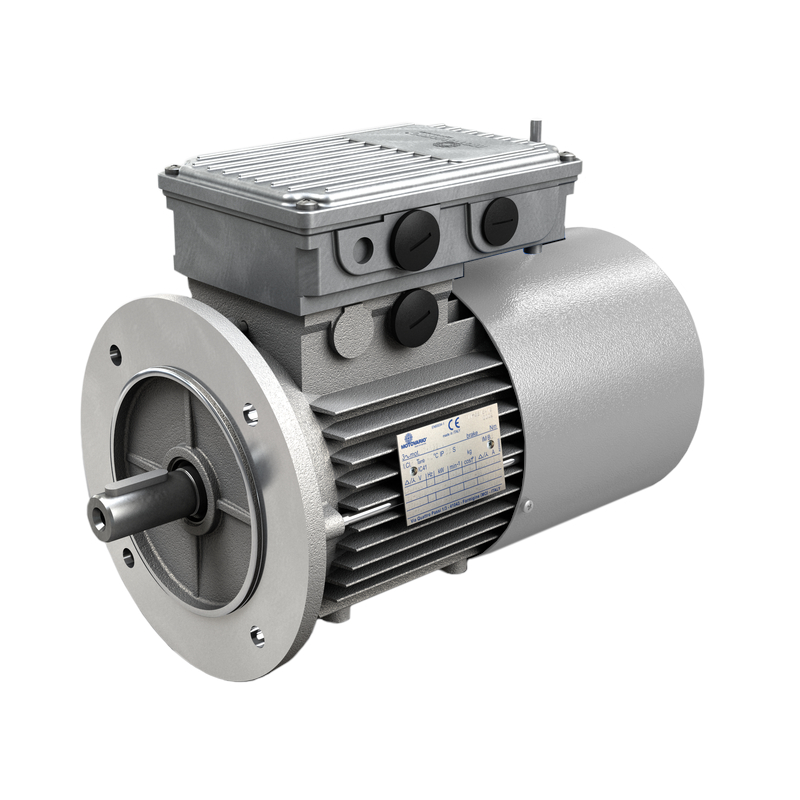 0.25 kW TBS 63B2 B14 FM D motor with brake Motovario