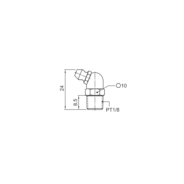 G-PT 1/8 grease nipple PMI