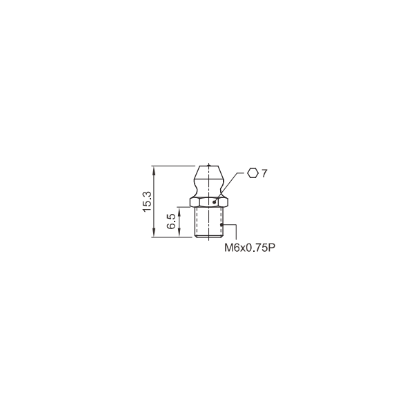 GS-M6 grease nipple PMI