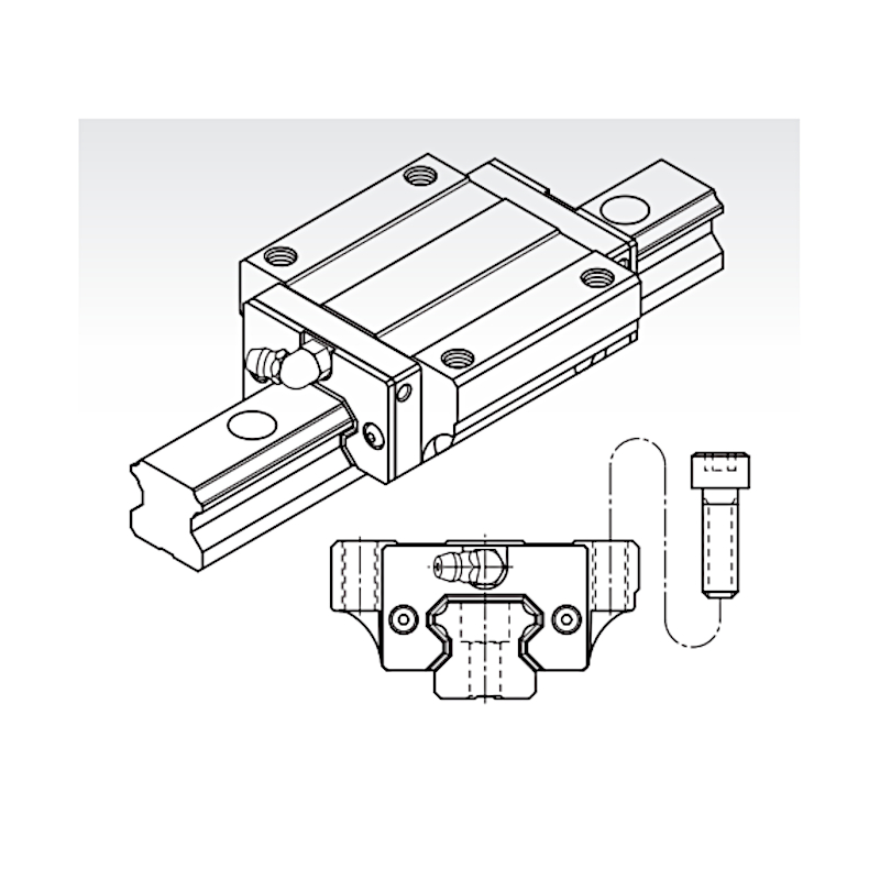 MSA 15 A SSFCN short flange trolley light preload PMI