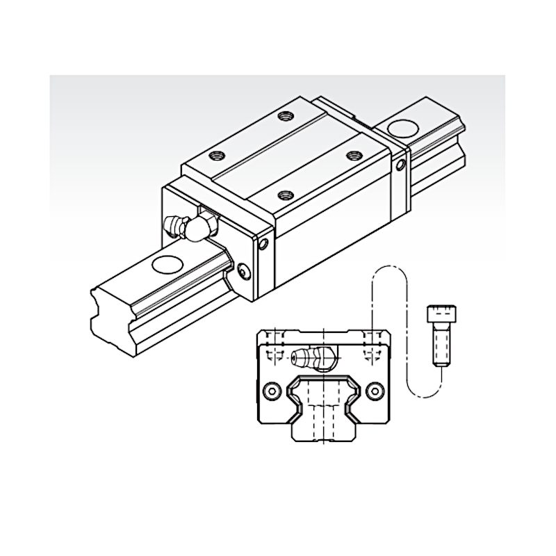 MSA 15 S SSF0H square trolley medium preload PMI