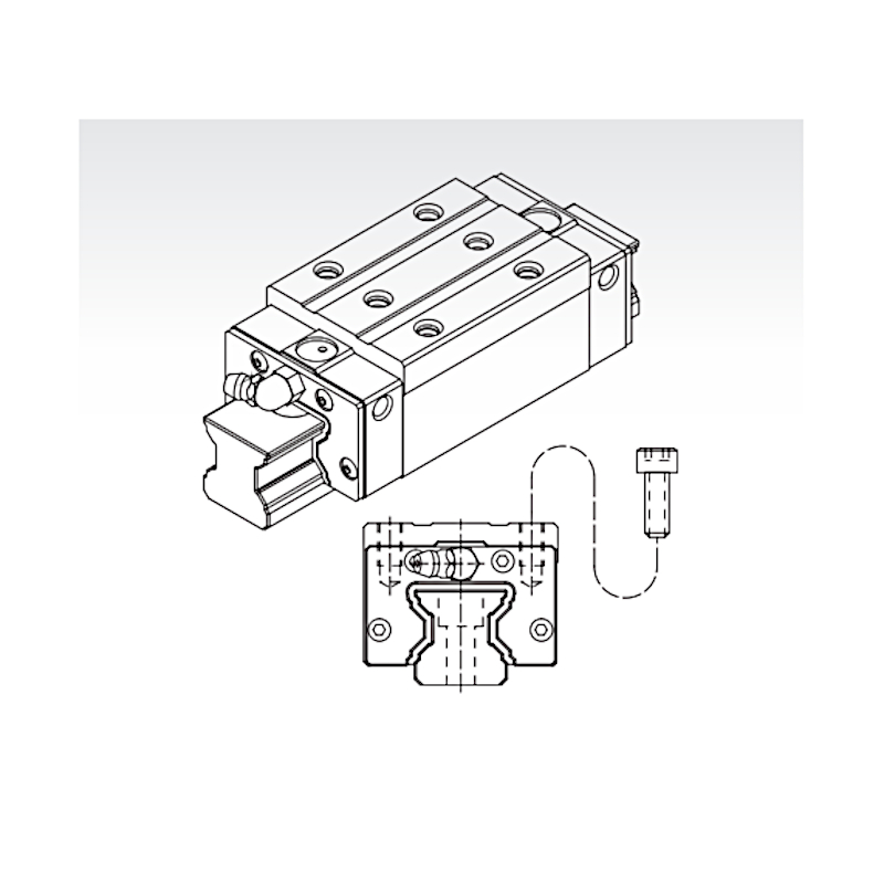 MSR 30 S SSF1H short square trolley heavy preload PMI