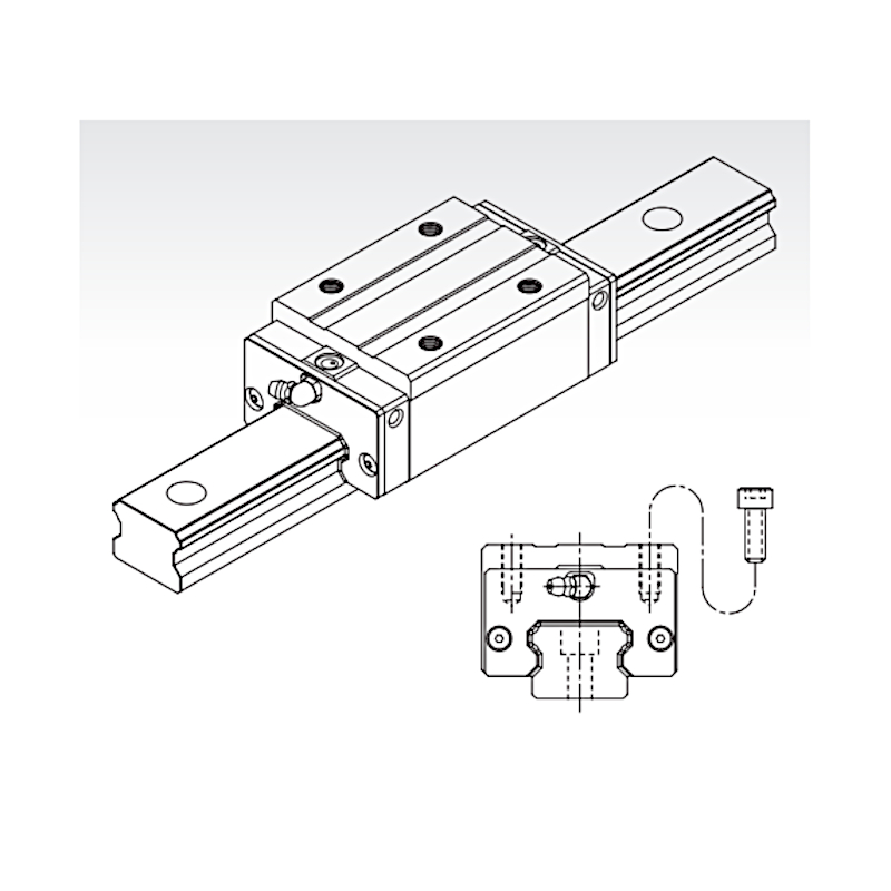 SME 15 SA SSFCN short square trolley light preload PMI