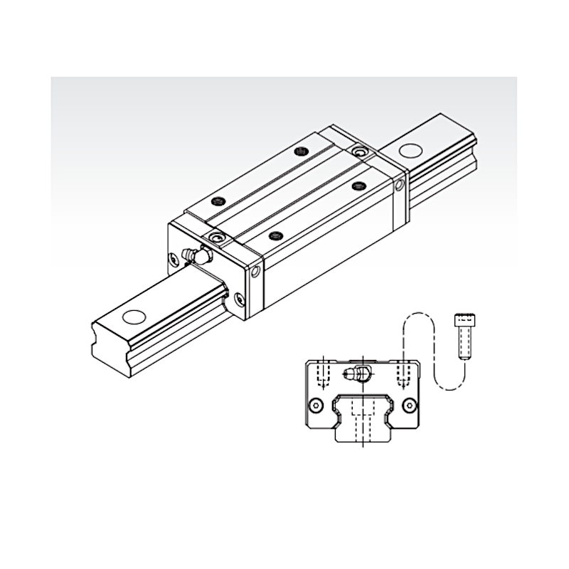 SME 30 LSB SSFCN long square trolley light preload PMI