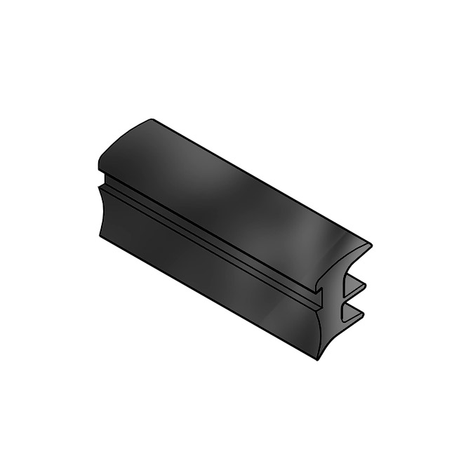 MK 3021 sealing strip for panels 1,5 -3 mm, EPDM MK Technology