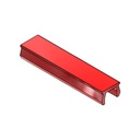 [M05-160-495] MK 3017 closure strip red, hard PVC-U, L=2m MK Technology [MK 3017]