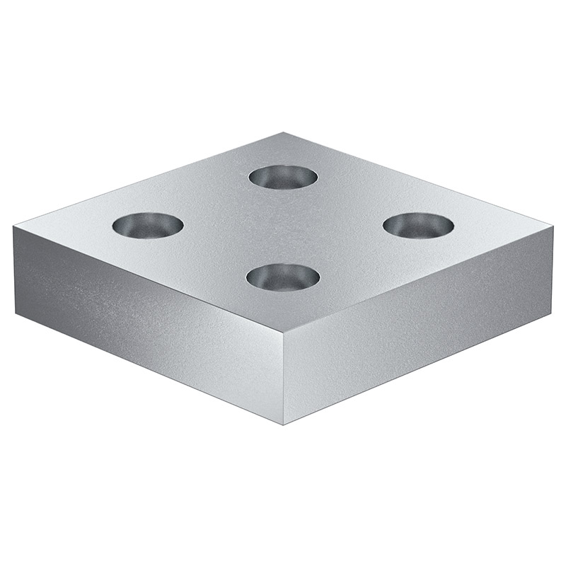 53.00.0101 end plate B 80x80 MK Technology