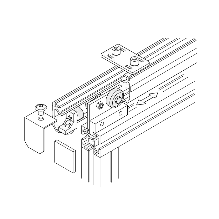 B38.00.045 sliding door carriage MK Technology