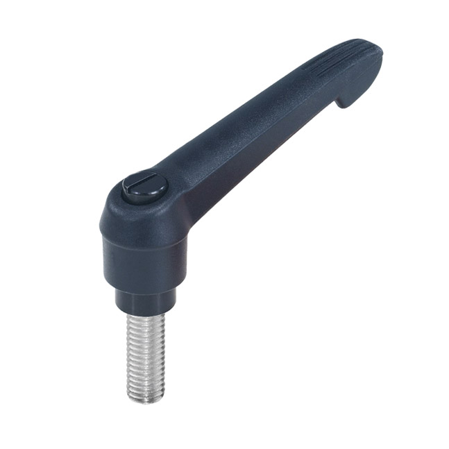 K110030055 clamping lever, die-cast zinc M8x16