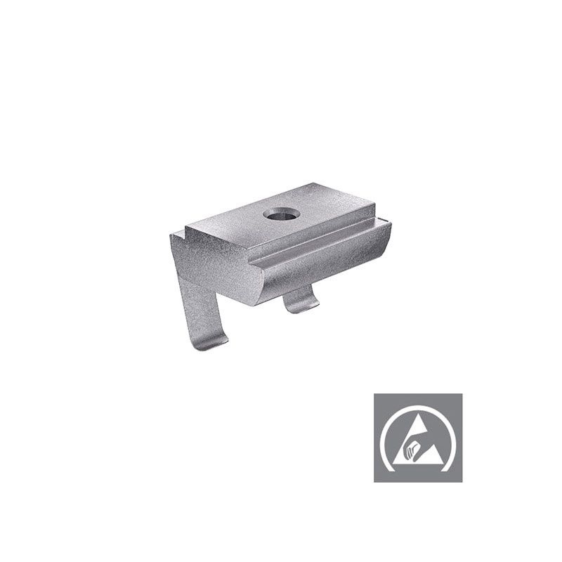 34.16.0431 drop-in nut M4 series 40/50 galvanized steel ESD