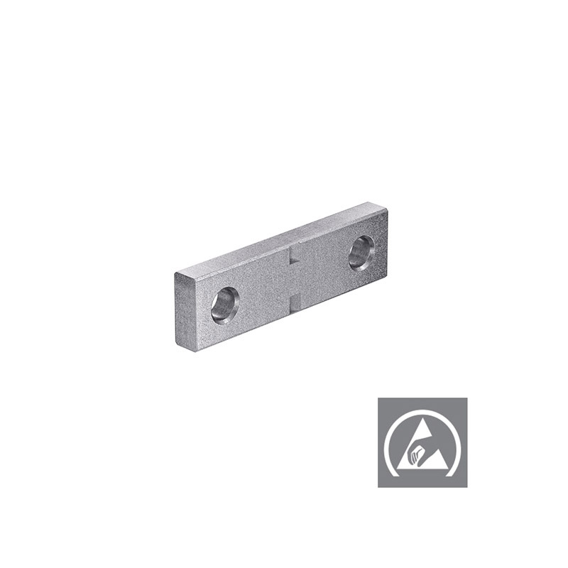 25.50.0505 nut M5 2/25 series 25 galvanized steel ESD