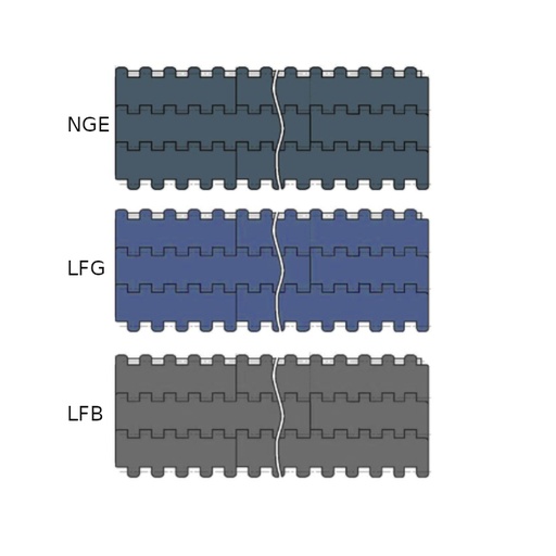 250005 modular belt LFG2250FT-M0510VG System Plast