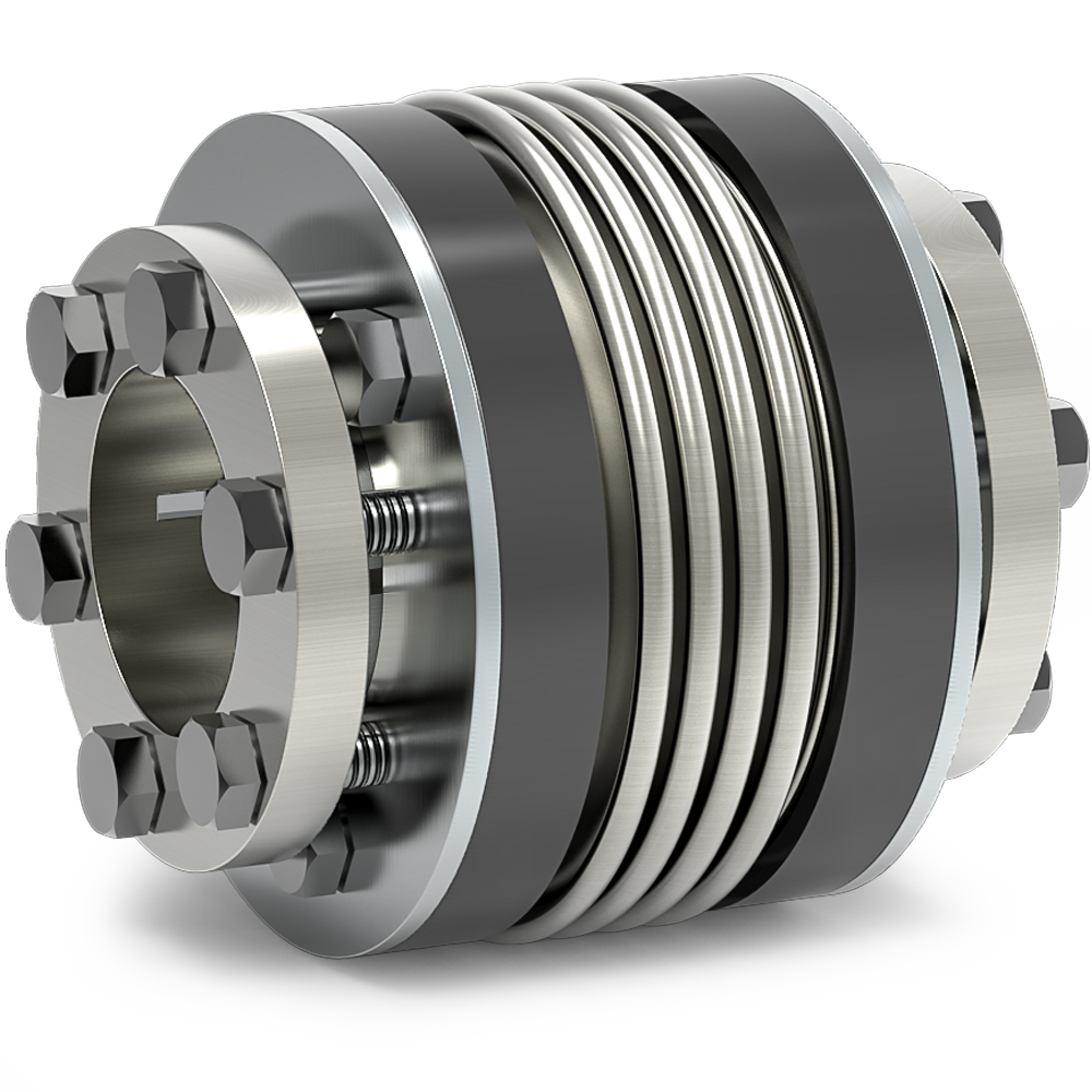 BK3/200/90/30/32 backlash free bellows coupling R+W