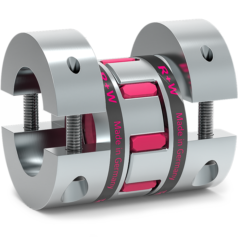 EKH/20/B/14+rowek/14+rowek sprzęgło elastomerowe bezluzowe R+W