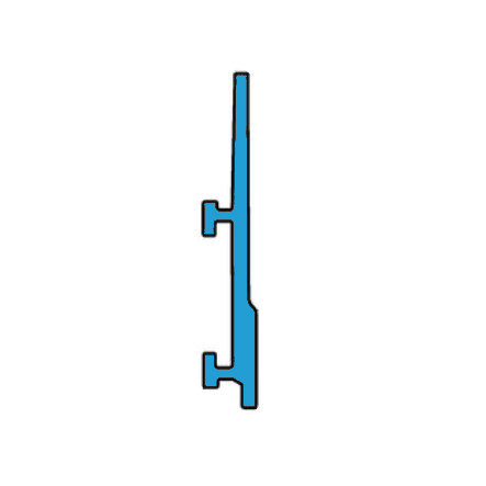 AA1914863 side guide VG-H14022M-BL-10 System Plast