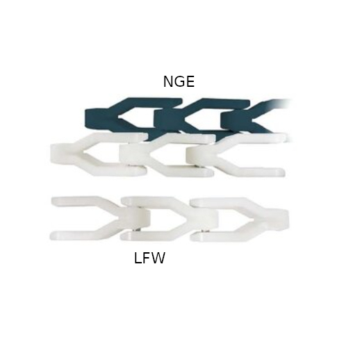 11045 plastic plate chain LFW600P System Plast