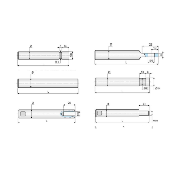 131112 adjusting rod P-D12M200 System Plast