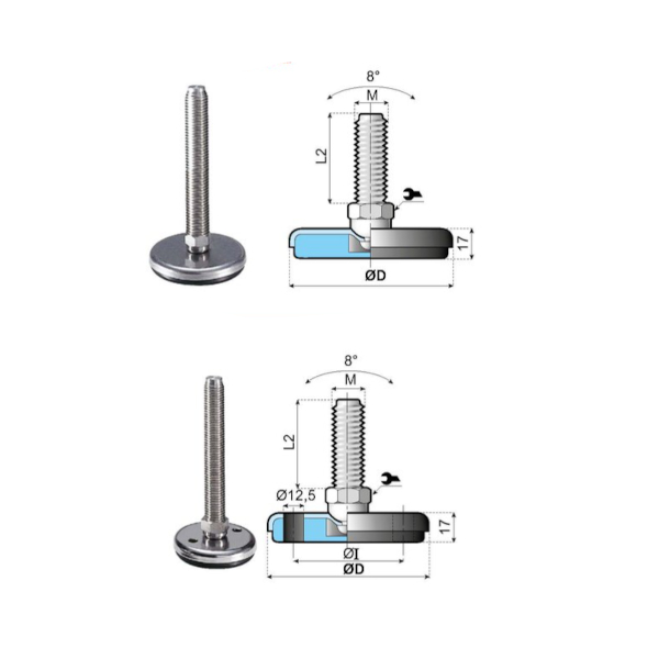 170480 stopa LMP80H-PM16L145 System Plast