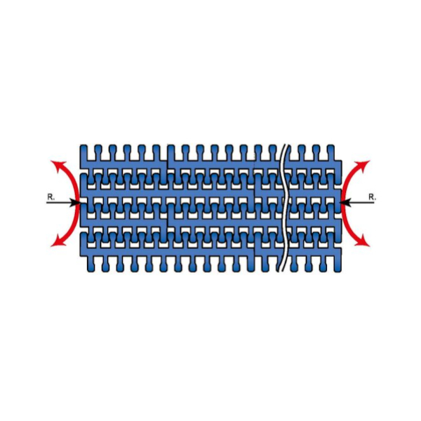 26753 modular belt LFB2256C-K900VG System Plast