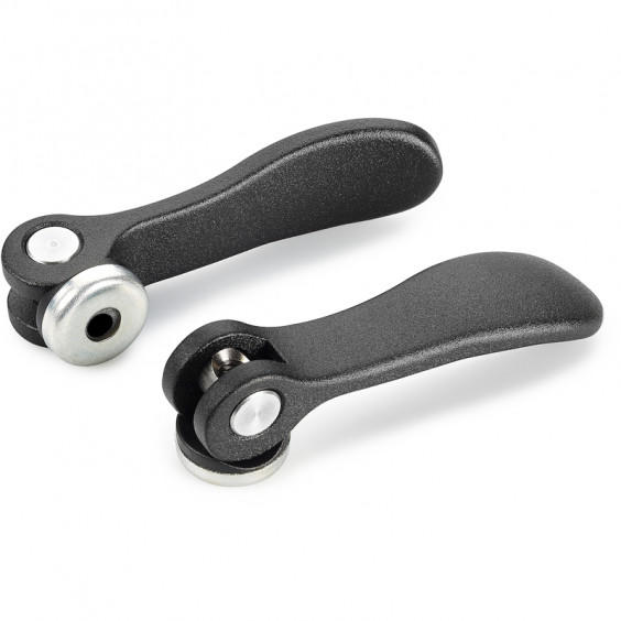 A200036.AM0301 aluminium cam lever R36 M3 FeZn-black Boteco