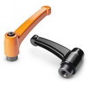 [B03-071-267] A592043.ZM0601 clamping lever R43 M6 black-oxide treated steel Boteco [A592043.ZM0601]