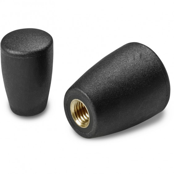 I10721.TM0401 Black conic knob D21 female M4 Boteco