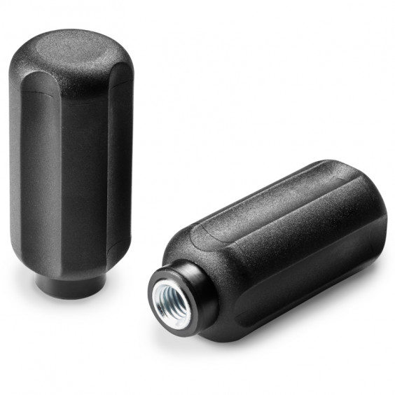 N77538.TM0801 Black 4 lobe control knob D37 female M8 Boteco