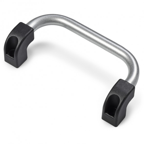 B340200.TG200198 handle with curved lateral tube I200 D20 AL Boteco