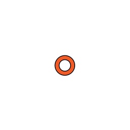 [P19-115-802] RO-4.8 HL 83A orange thermoplastic round belt Volta
