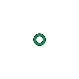 [P19-115-845] RPN-4.8 HL 88A zielony pasek okrągły termozgrzewalny Volta