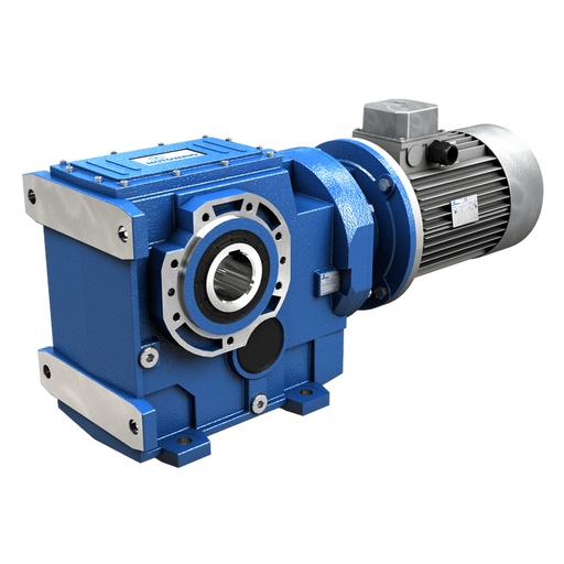 [N57-124-589] CB 063SC-15.18 TBH112M4 MS 4.0 kW helical bevel gear reducer with brake Motovario 