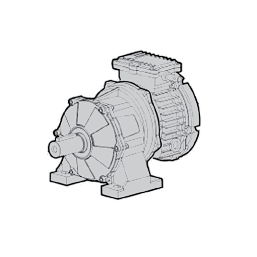 [N62-127-530] TXC 002+MRC032 I6.5 PAM63 B5 helical gearbox with speed variator Motovario 