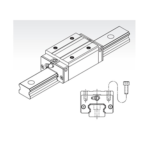 [L02-135-031] SME 15 SA SSFCN short square trolley light preload PMI (SME15SASSFCN)