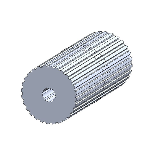 [M11-160-051] 52.28.3100 BL profil mk2228, wałek zębaty T10 z 28 MK Technology (52.28.3100 BL)