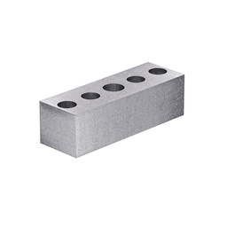 [M04-160-733] 50.09.0040 plate 40x120 with thread M20, zinc plated steel, series 40/50 MK Technology [50.09.0040]