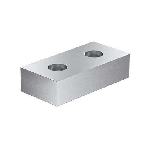 [M04-160-743] 53.00.0100 end plate A 40x80 MK Technology (53.00.0100)