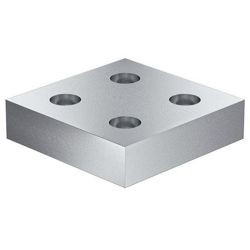 [M04-160-744] 53.00.0101 end plate B 80x80 MK Technology (53.00.0101)