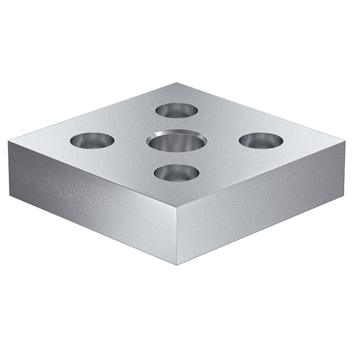 [M04-160-746] 53.00.0201 supply plate B 80x80 G 1/2" MK Technology (53.00.0201)