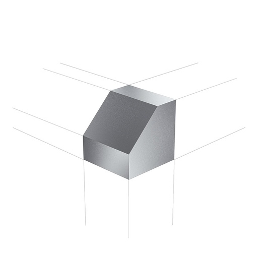 [M02-162-274] B46.05.008 corner block with mounting elements 37 S 3x series 25 (B46.05.008)