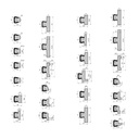 [P10-228-505] 19033 slide guide with conical profile VG-LSST-1.25-10 System Plast (19033)