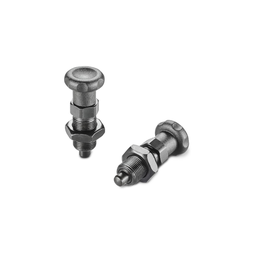 [B00-228-703] W801.Q0801 knob with steel indexing plunger M16 FI8 with lock nut Boteco [W801.Q0801]