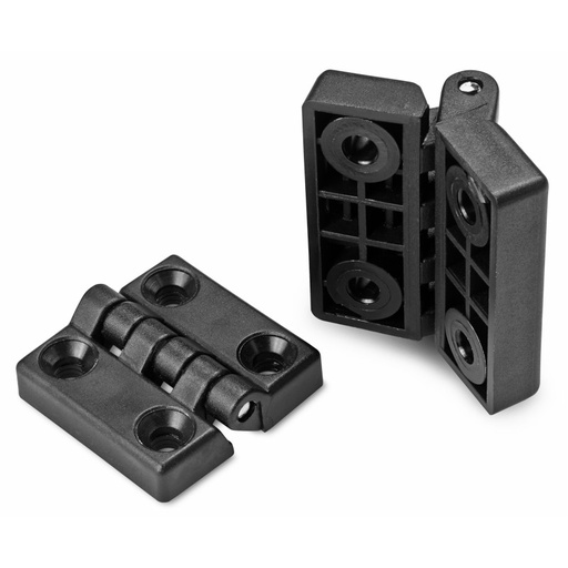 [B20-228-762] O40030.TG06.501TS hinge with through holes I30 D6.5 Boteco (O40030.TG06.501TS)