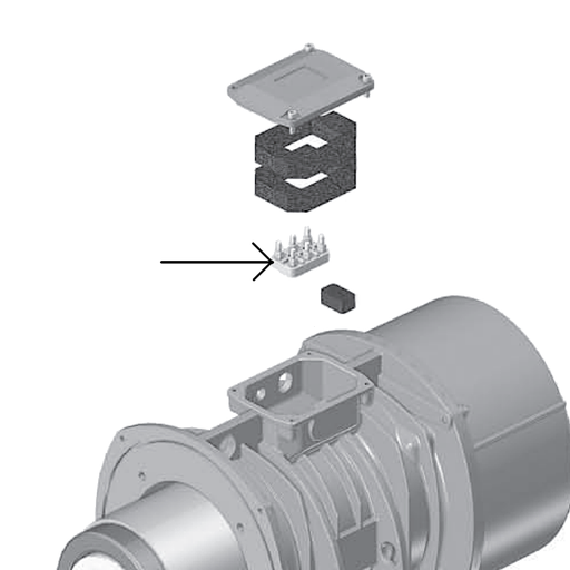 [W02-232-328] MVSI 10/6500-S02 terminal block (nr 26) Italvibras (0510502)