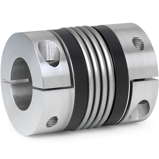 [E84-233-729] BK2/60/93/20/20 backlash free bellows coupling R+W (BK2/60/93/20/20)