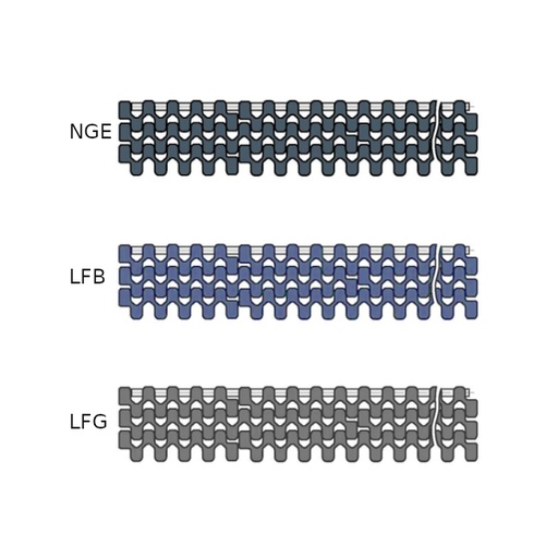 [P14-068-439] 251450 modular belt LFG2120FG-M0085 System Plast (251450)