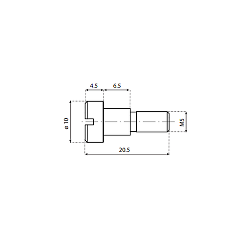 [P00-070-425] 831915 shoulder screw SCREW21M5-SS System Plast (831915)